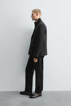 LIMITED EDITION WOOL AND VISCOSE SUIT BLAZER - Image 4