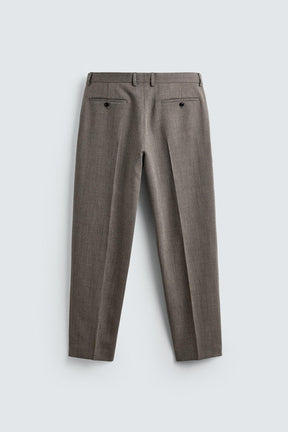 WOOL SUIT TROUSERS - Image 7