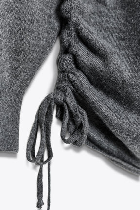 KNIT JUMPER WITH SIDE DRAWSTRINGS - Image 6