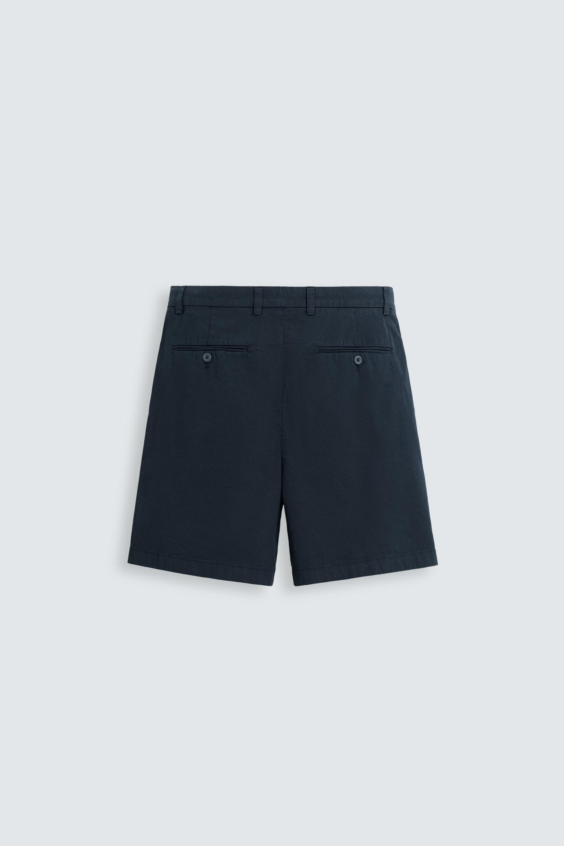 PLEATED REGULAR FIT BERMUDA SHORTS - Image 7