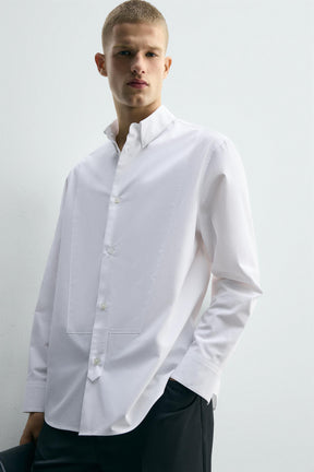 SLIM FIT SHIRT WITH BIB FRONT - Image 6
