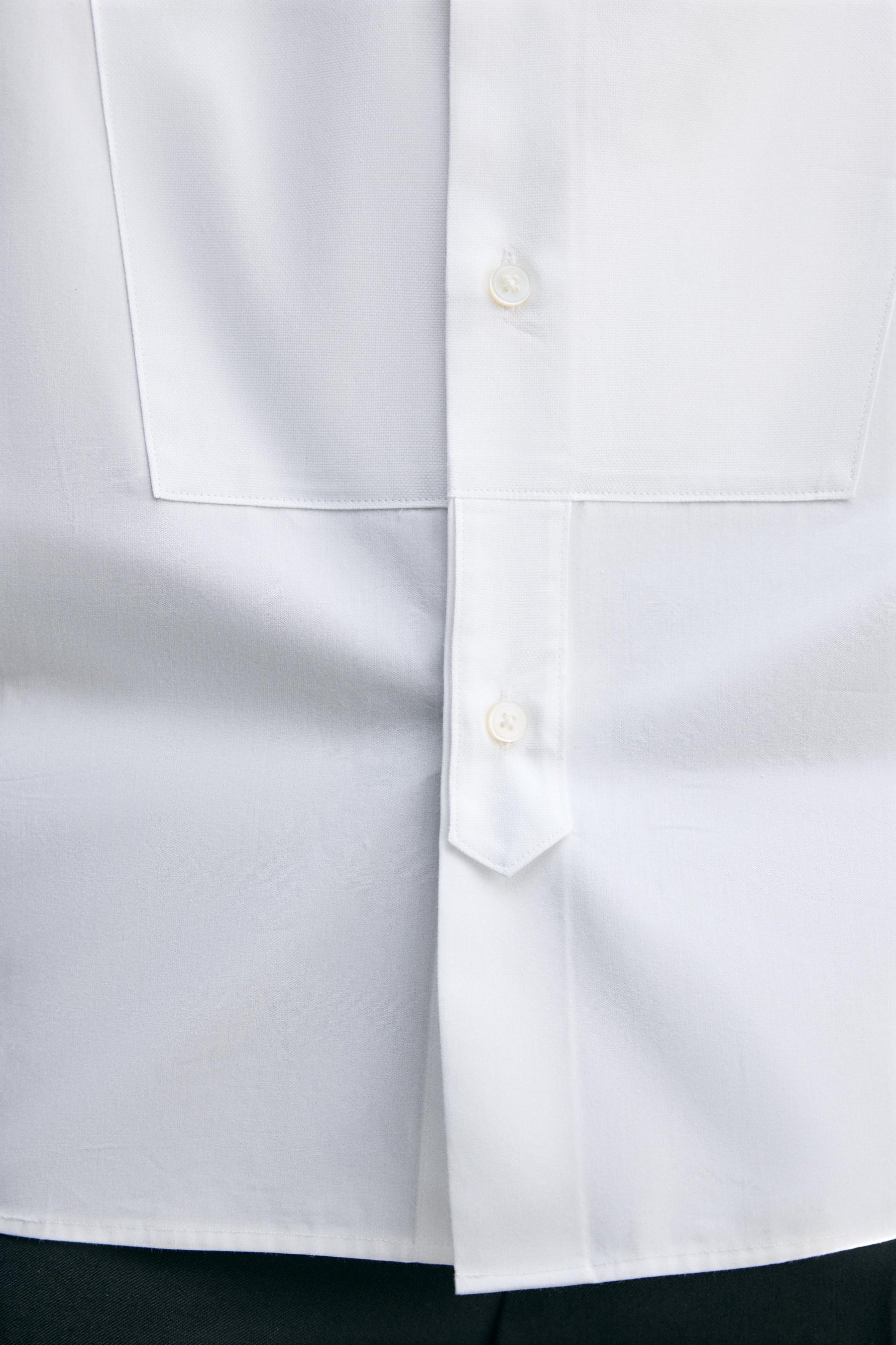 SLIM FIT SHIRT WITH BIB FRONT - Image 7