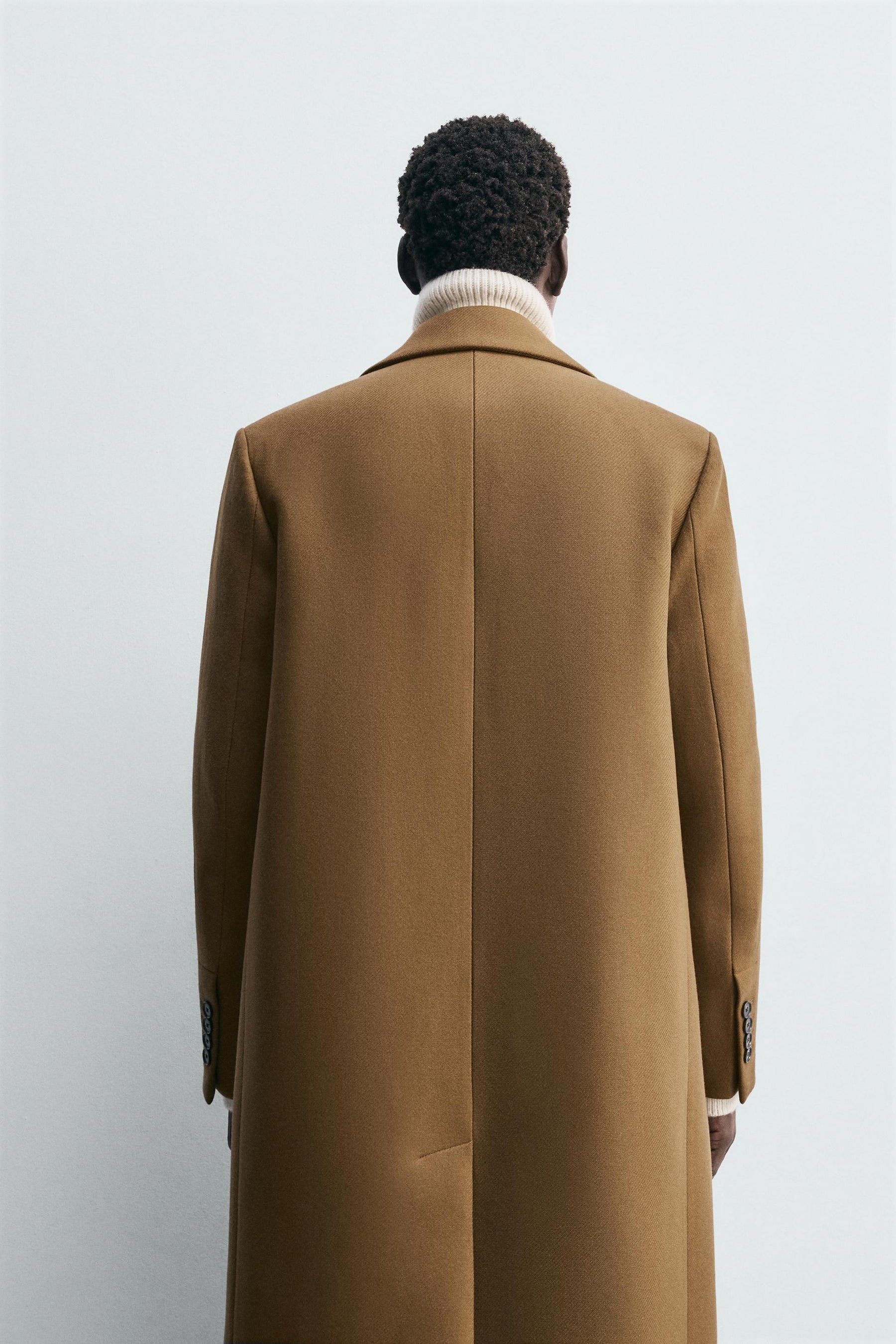 WOOL BLEND STRUCTURED COAT - Image 3