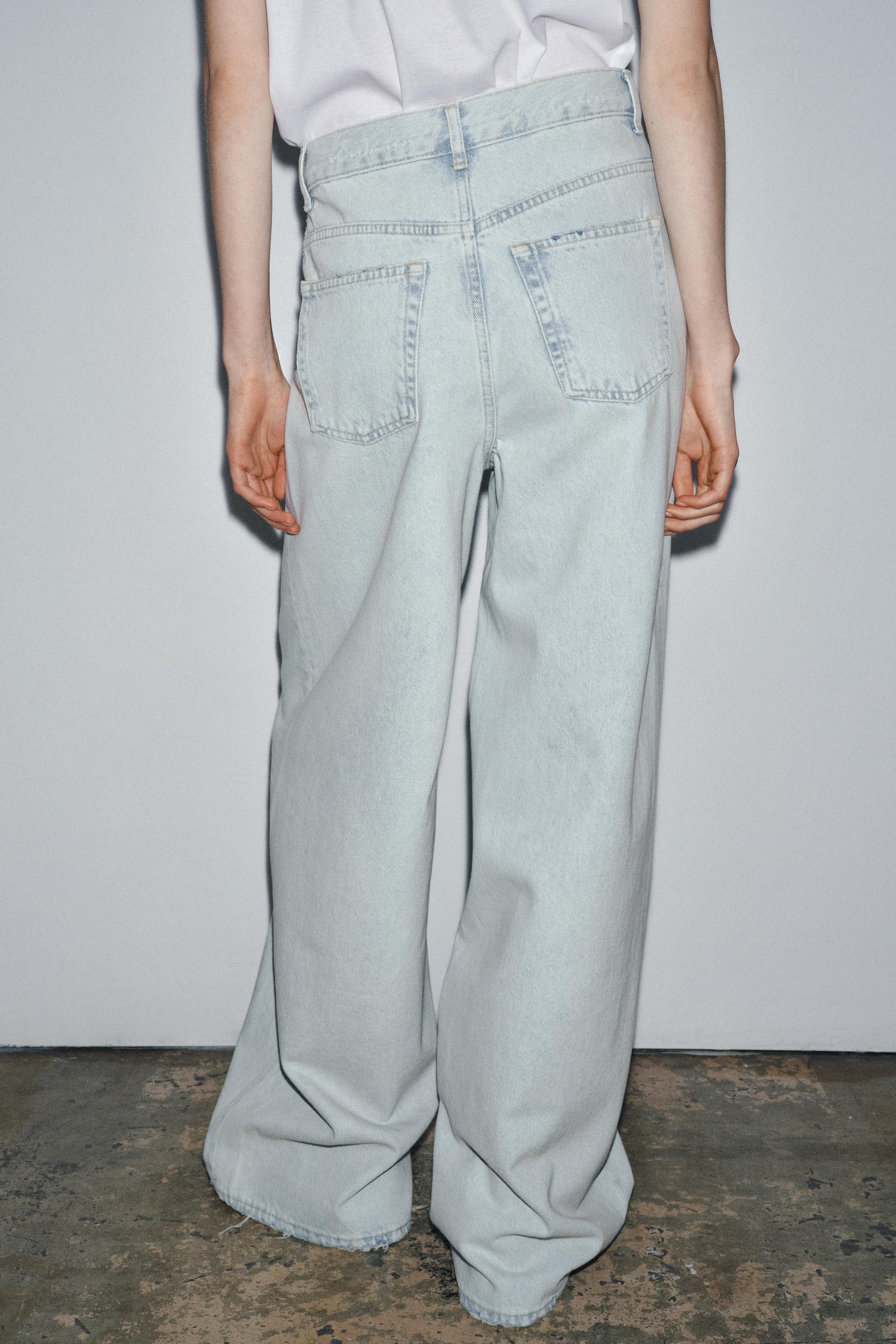 High-Waist Palazzo Jeans