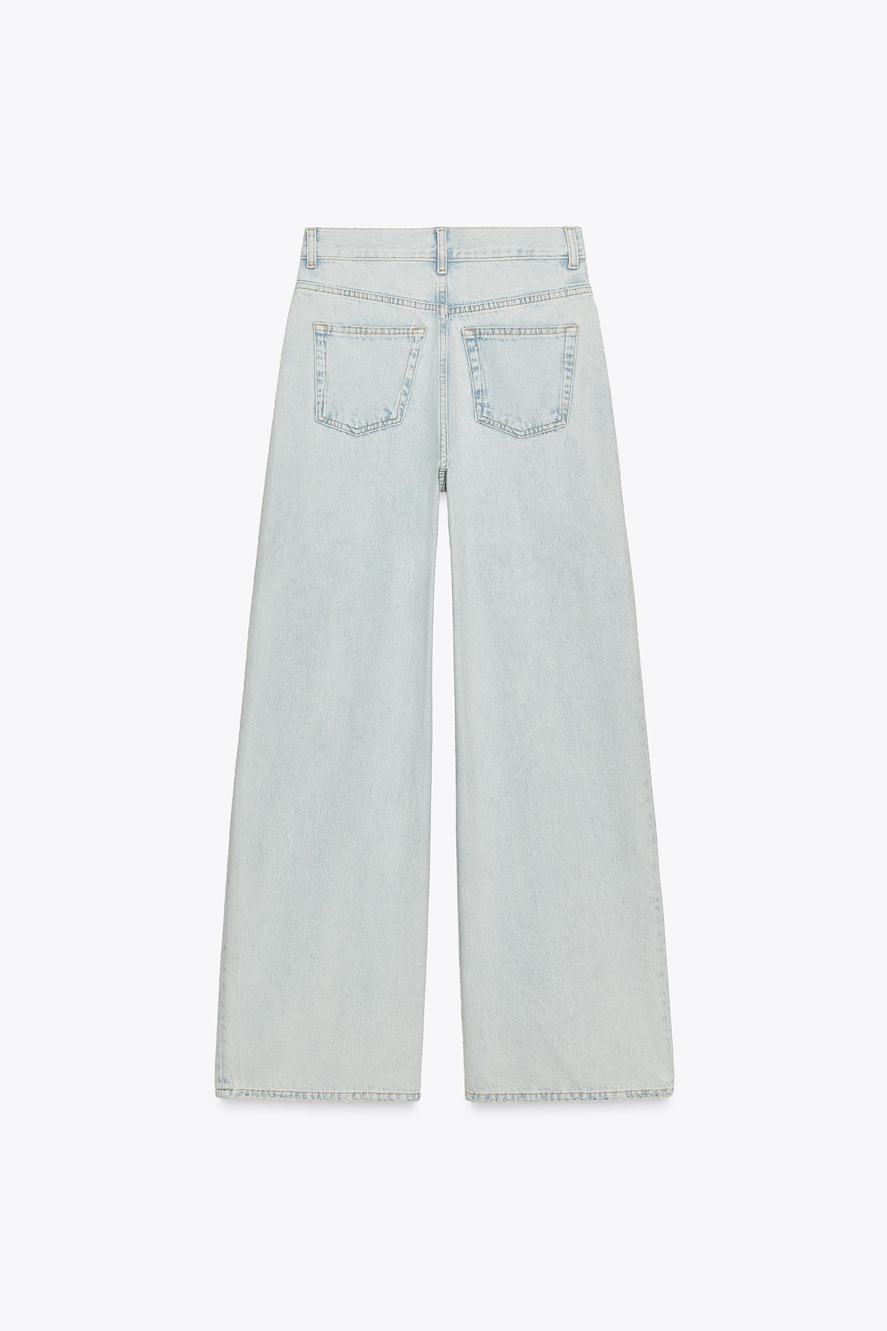 High-Waist Palazzo Jeans