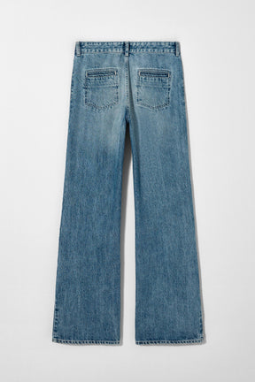 WIDE-LEG DENIM JEANS
