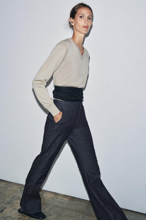 Flare Mid-Rise Jeans