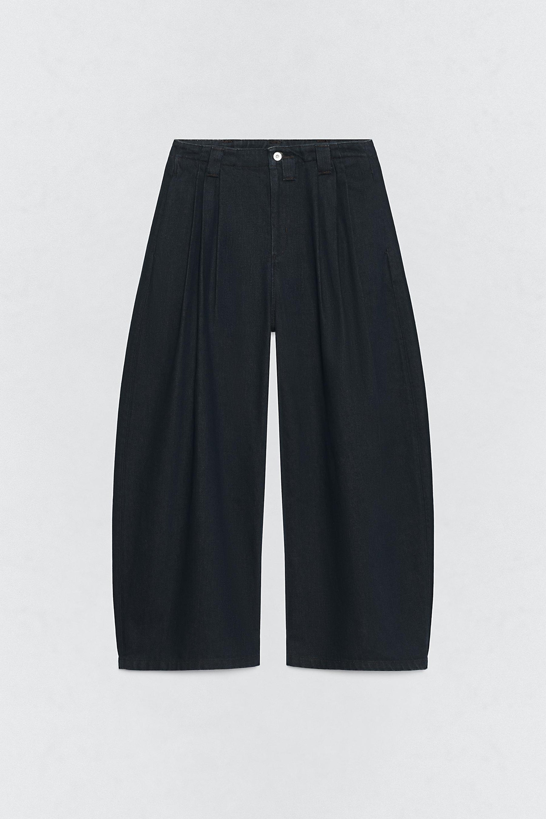 WIDE-LEG JEANS WITH DARTS