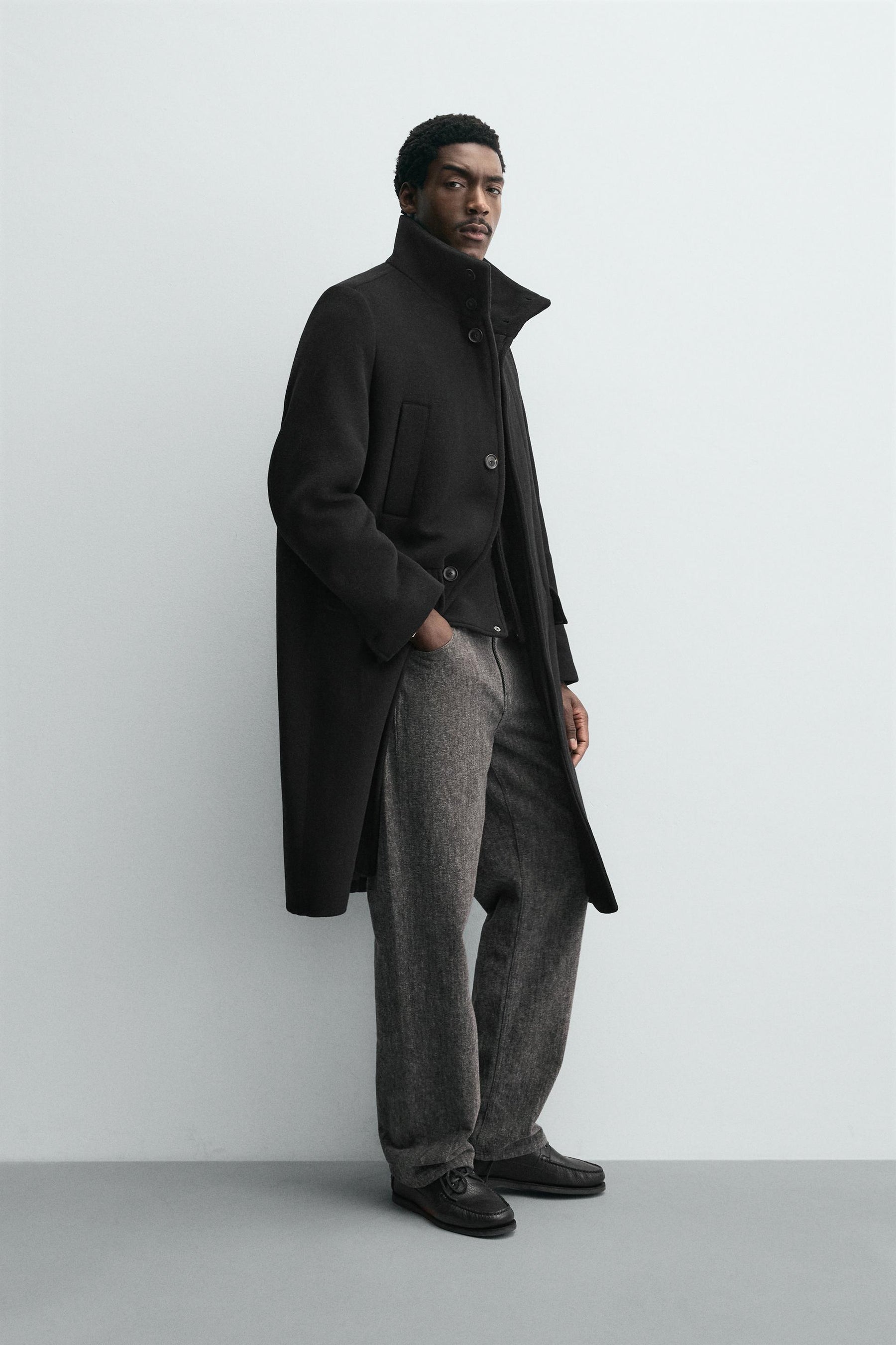LONG WOOL COAT - Image 4