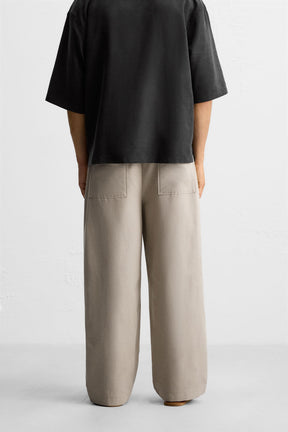 REGULAR FIT JOGGER WAIST TROUSERS - Image 3