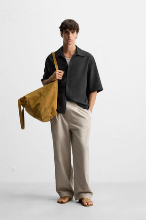 REGULAR FIT JOGGER WAIST TROUSERS - Image 1