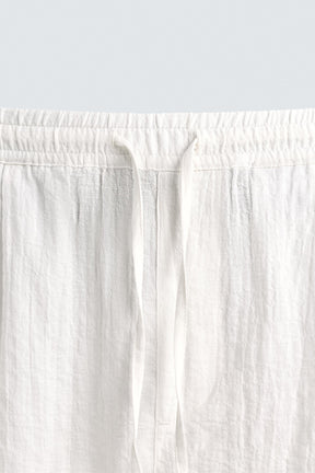 TEXTURED RELAXED FIT TROUSERS - Image 8