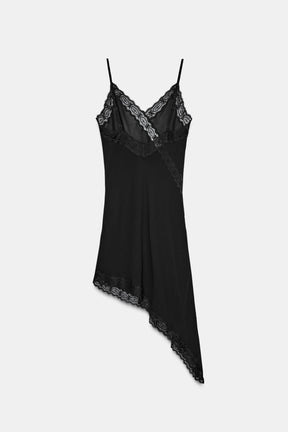 Asymmetric camisole dress
