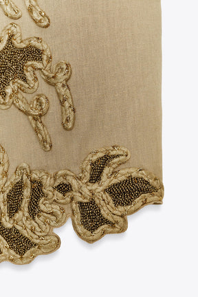 ZW COLLECTION CONTRAST EMBROIDERED WAISTCOAT - Image 4