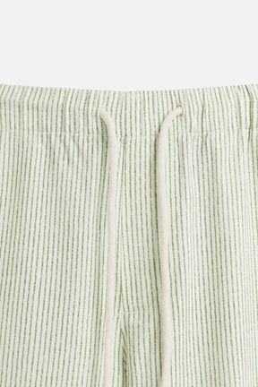 STRIPED BAGGY FIT TROUSERS - Image 8