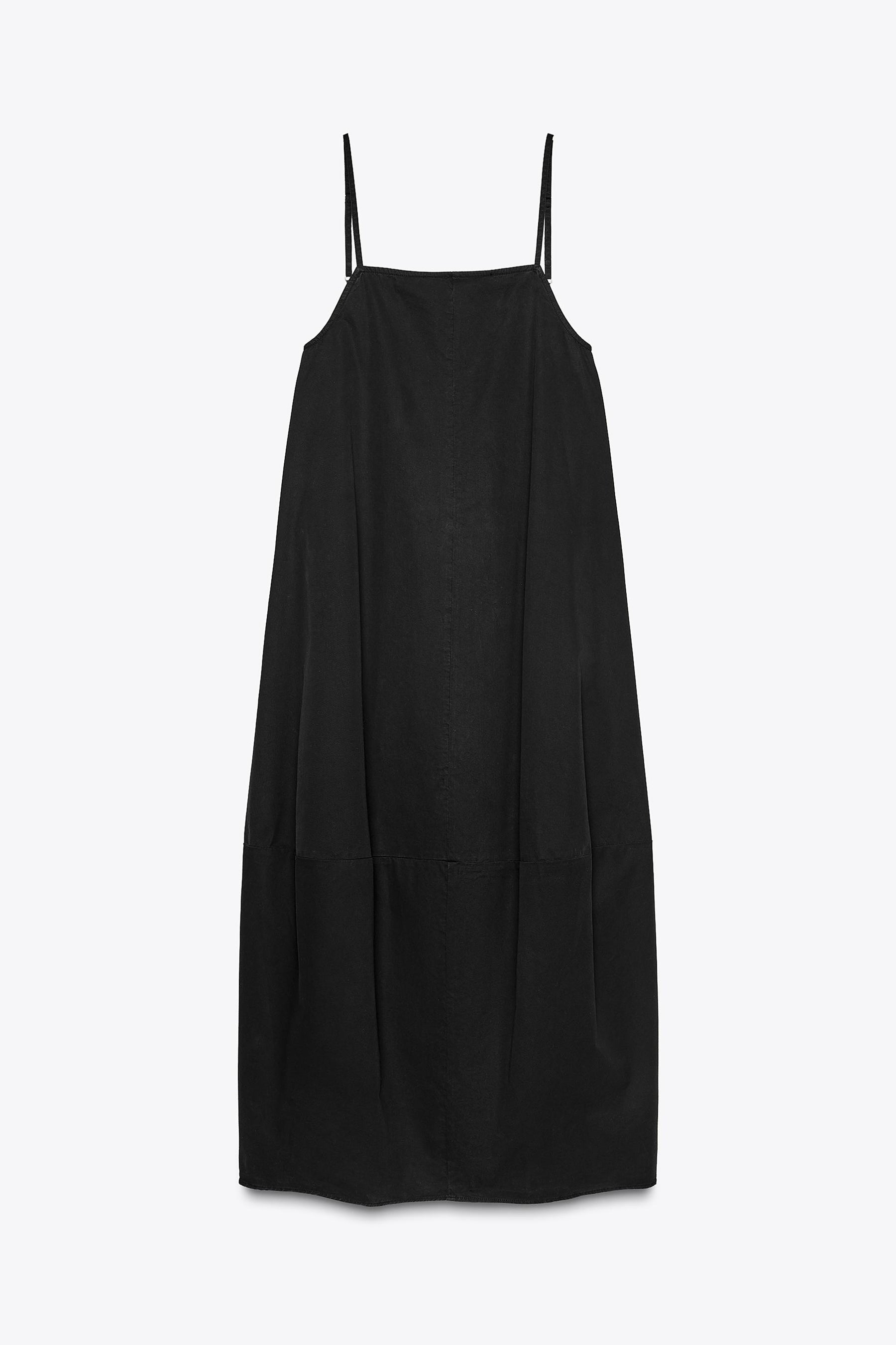 MIDI DRESS WITH PLEATED BACK - Image 6