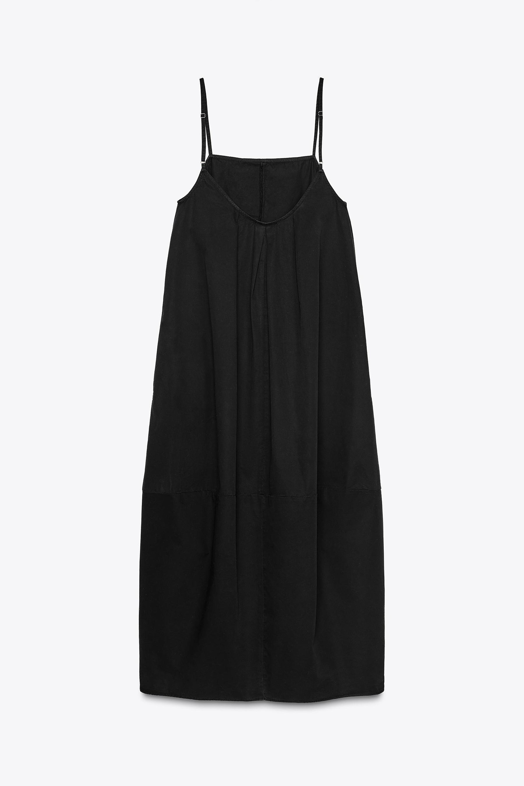MIDI DRESS WITH PLEATED BACK - Image 7
