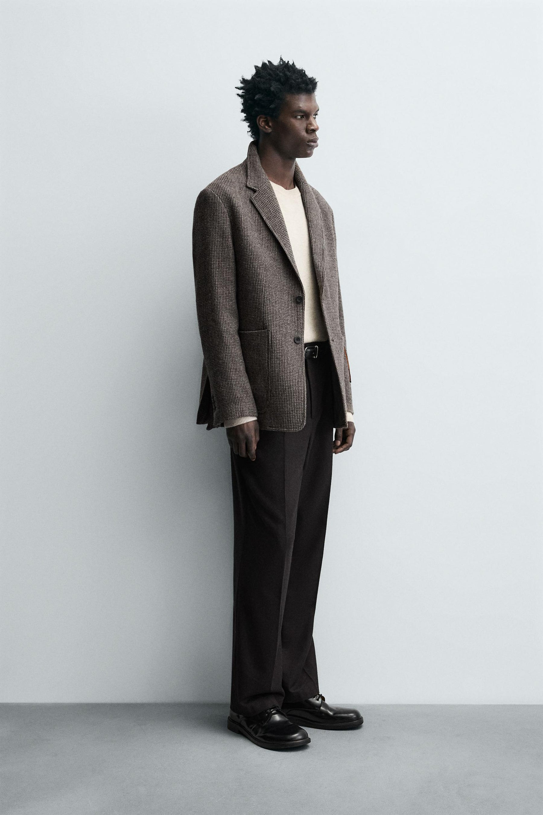 LIMITED EDITION WOOL TEXTURED BLAZER - Image 4
