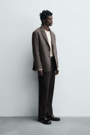 LIMITED EDITION WOOL TEXTURED BLAZER - Image 4