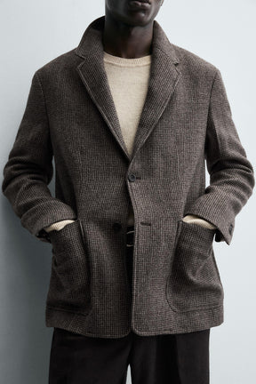LIMITED EDITION WOOL TEXTURED BLAZER - Image 5