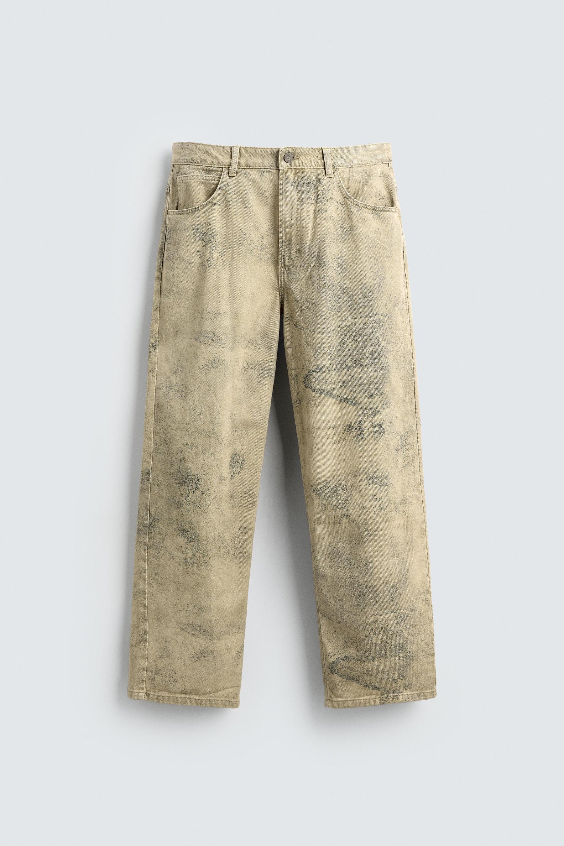 FADED PRINT BAGGY FIT TROUSERS - Image 6