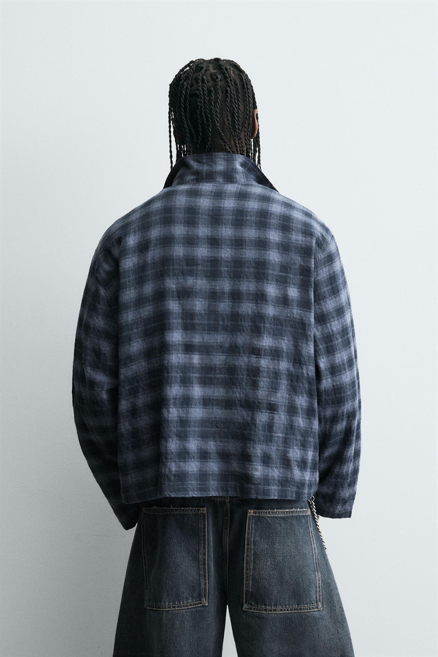 CHECK ZIP-UP SHIRT - Image 3