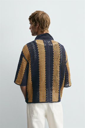 CROCHET PATCH SHIRT - Image 3