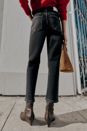 High-Waist Mom Fit Jeans