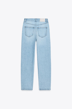 High-waist comfort jeans