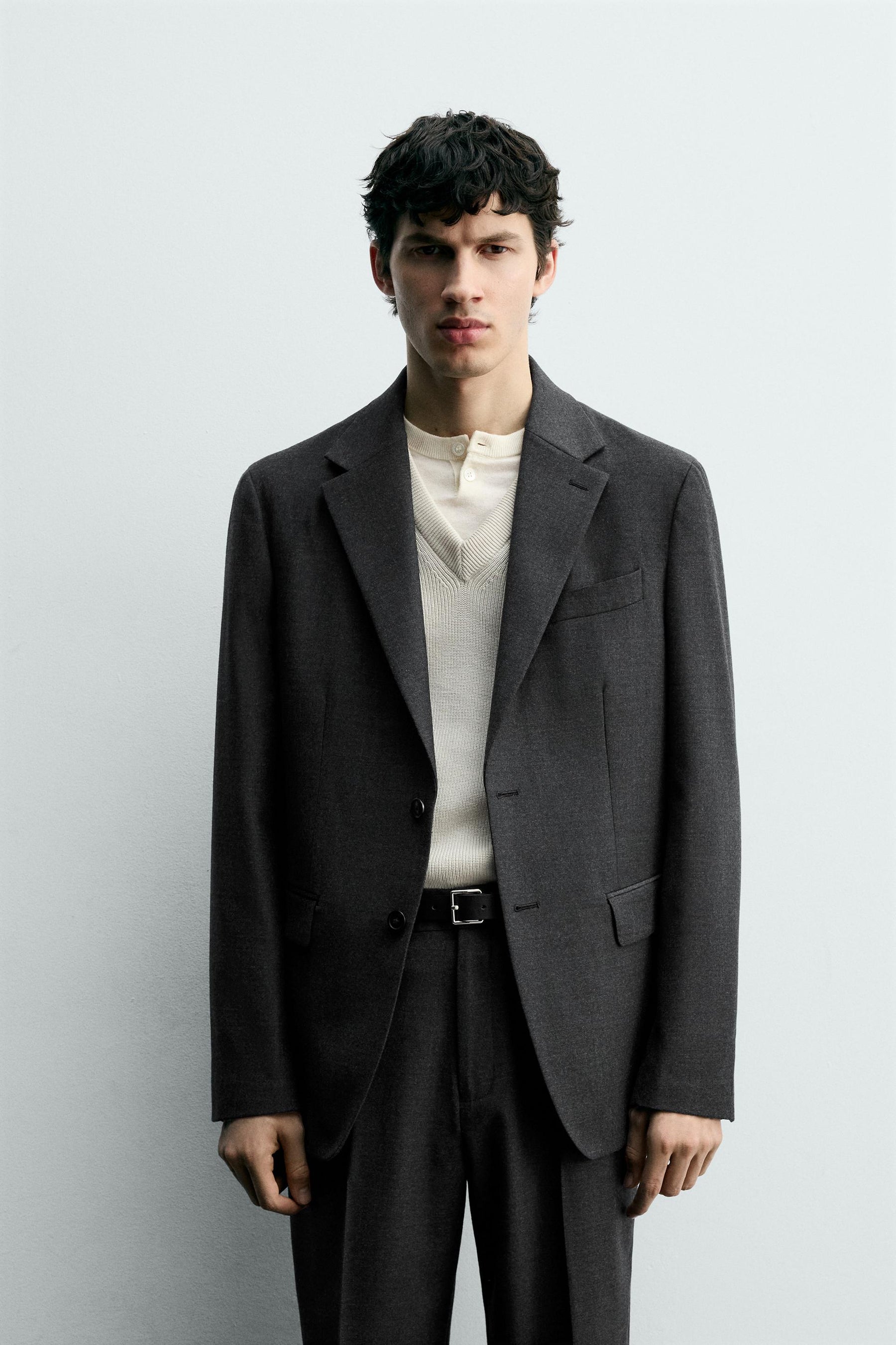 WOOL SUIT BLAZER - Image 2