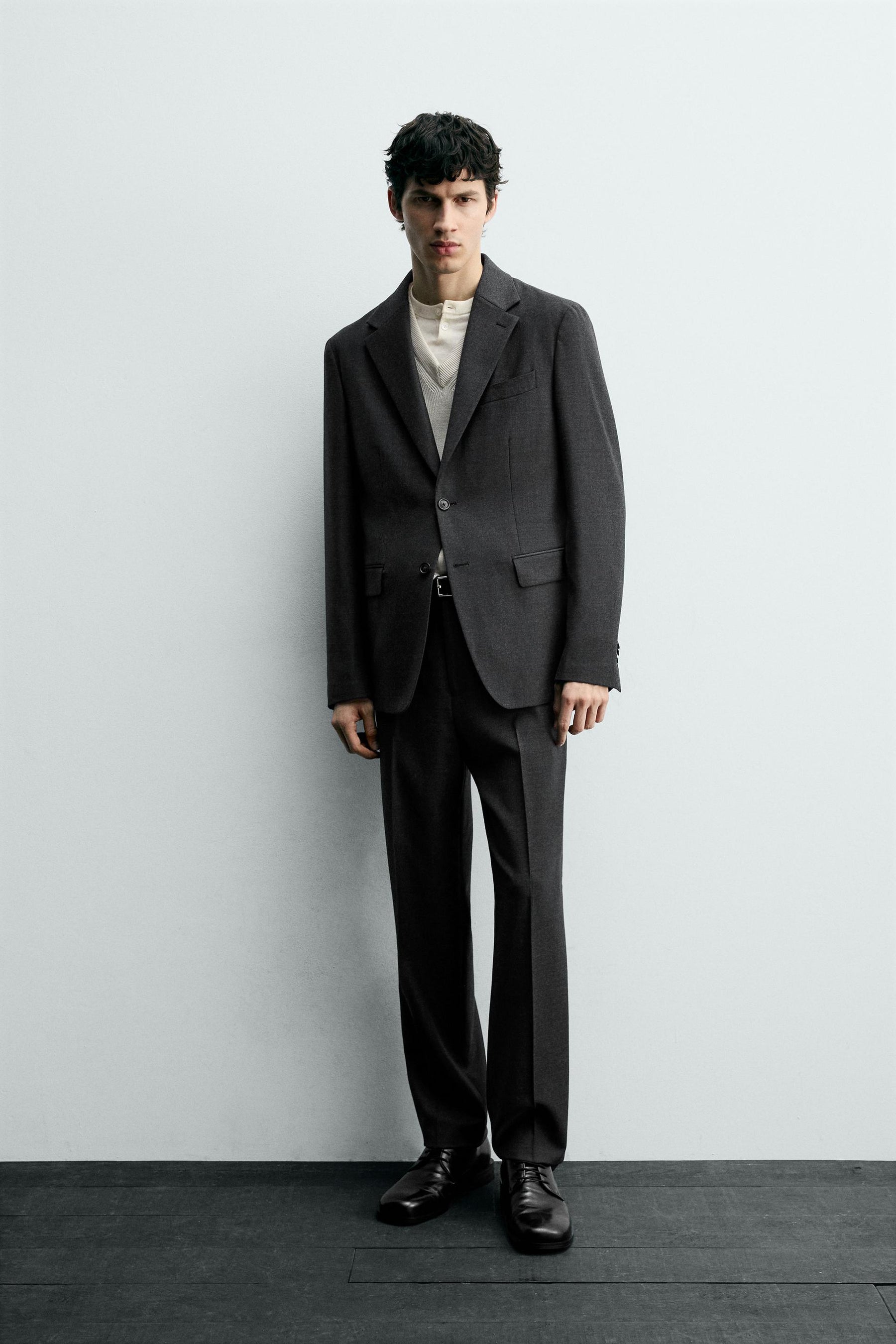 WOOL SUIT BLAZER - Image 1