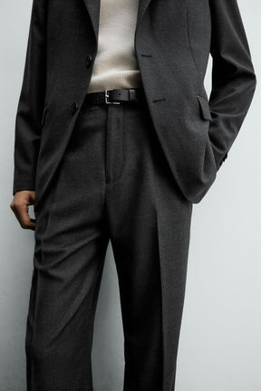 WOOL SUIT TROUSERS - Image 5