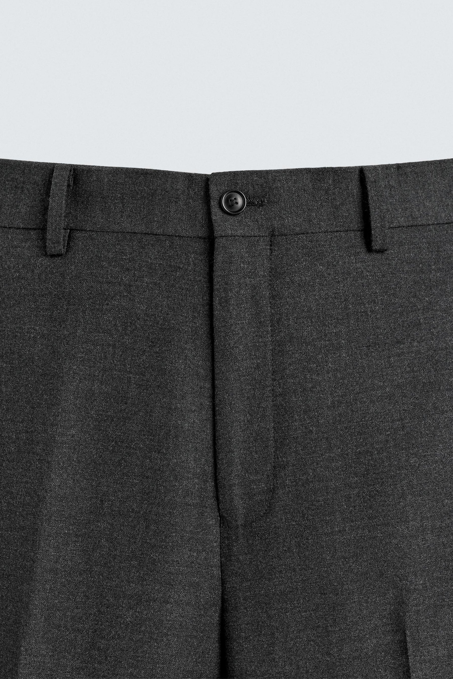 WOOL SUIT TROUSERS - Image 9