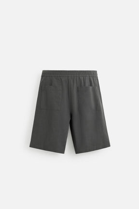 RELAXED FIT COTTON BERMUDA SHORTS - Image 7