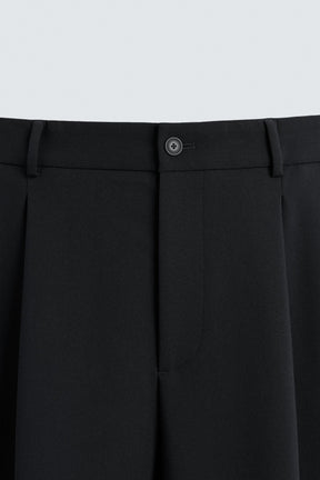 Pleated Relaxed-Fit Trousers