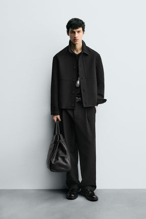 Pleated Relaxed-Fit Trousers