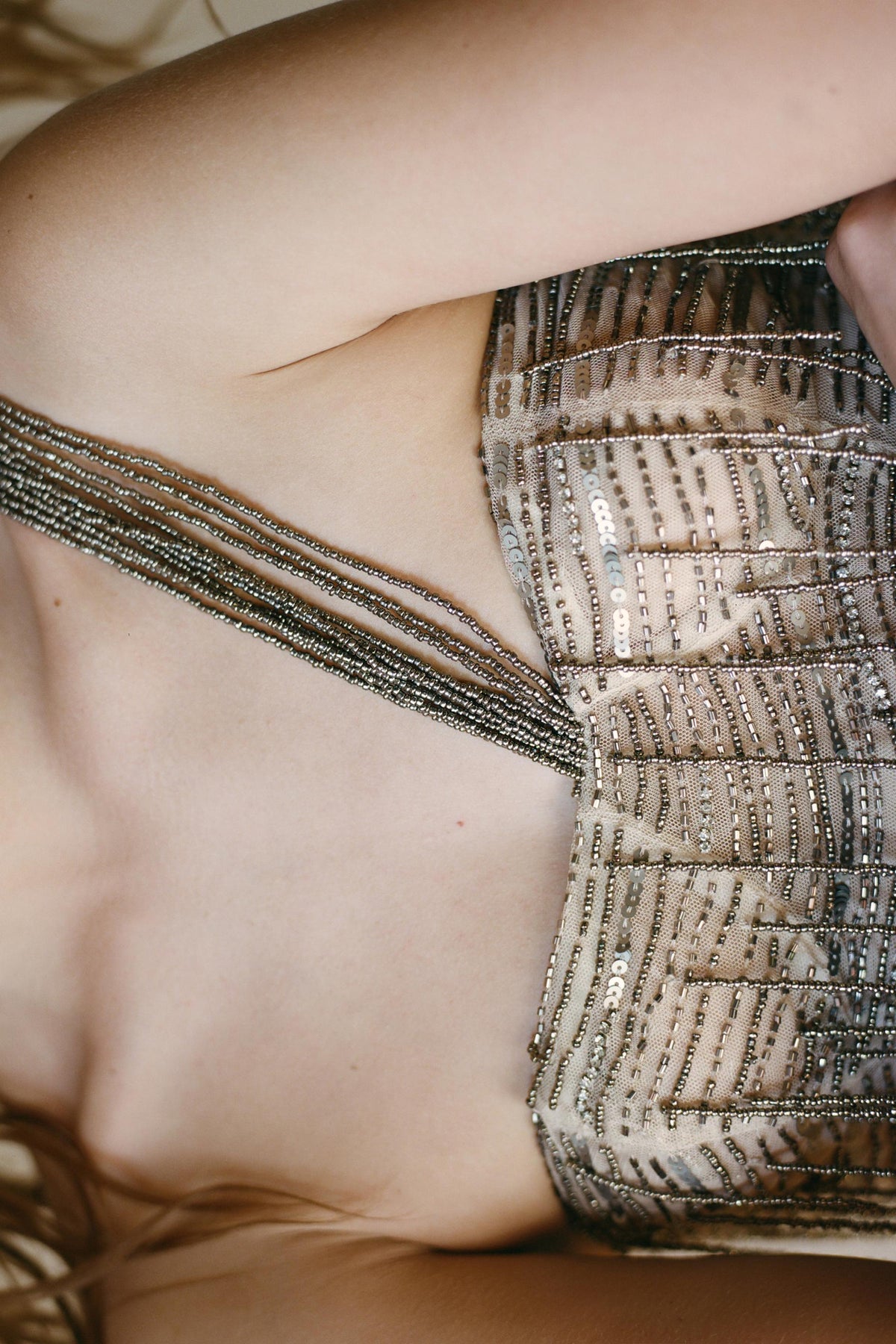 Beaded Sequin Corset