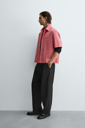 CHECKED RELAXED FIT SHIRT - Image 4