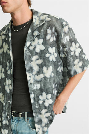 ABSTRACT FLORAL PRINT SHIRT - Image 5