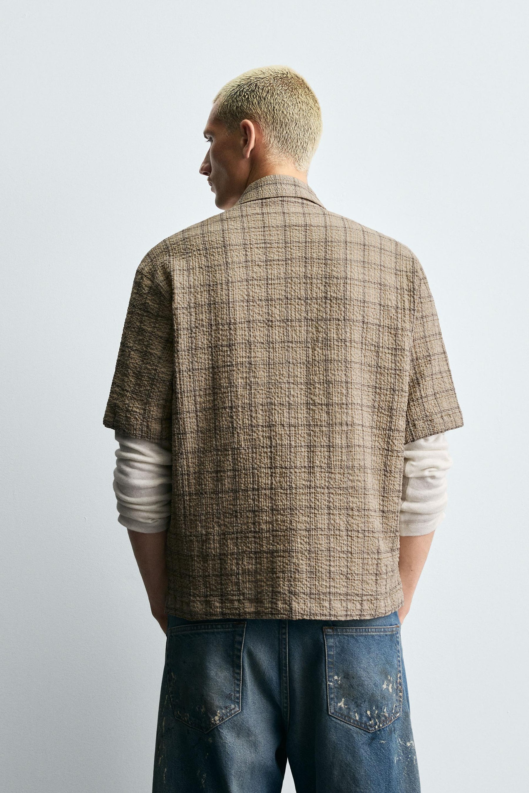 TEXTURED STRUCTURE SHIRT - Image 3
