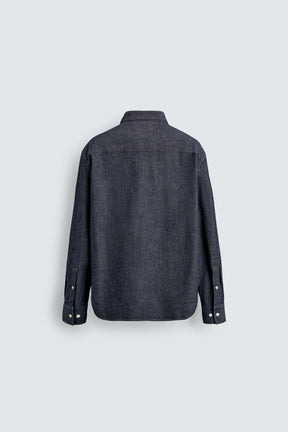 RELAXED FIT DENIM SHIRT - Image 9