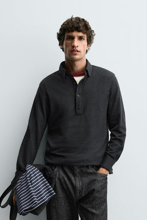 SOFT COTTON POLO SHIRT - Image 2