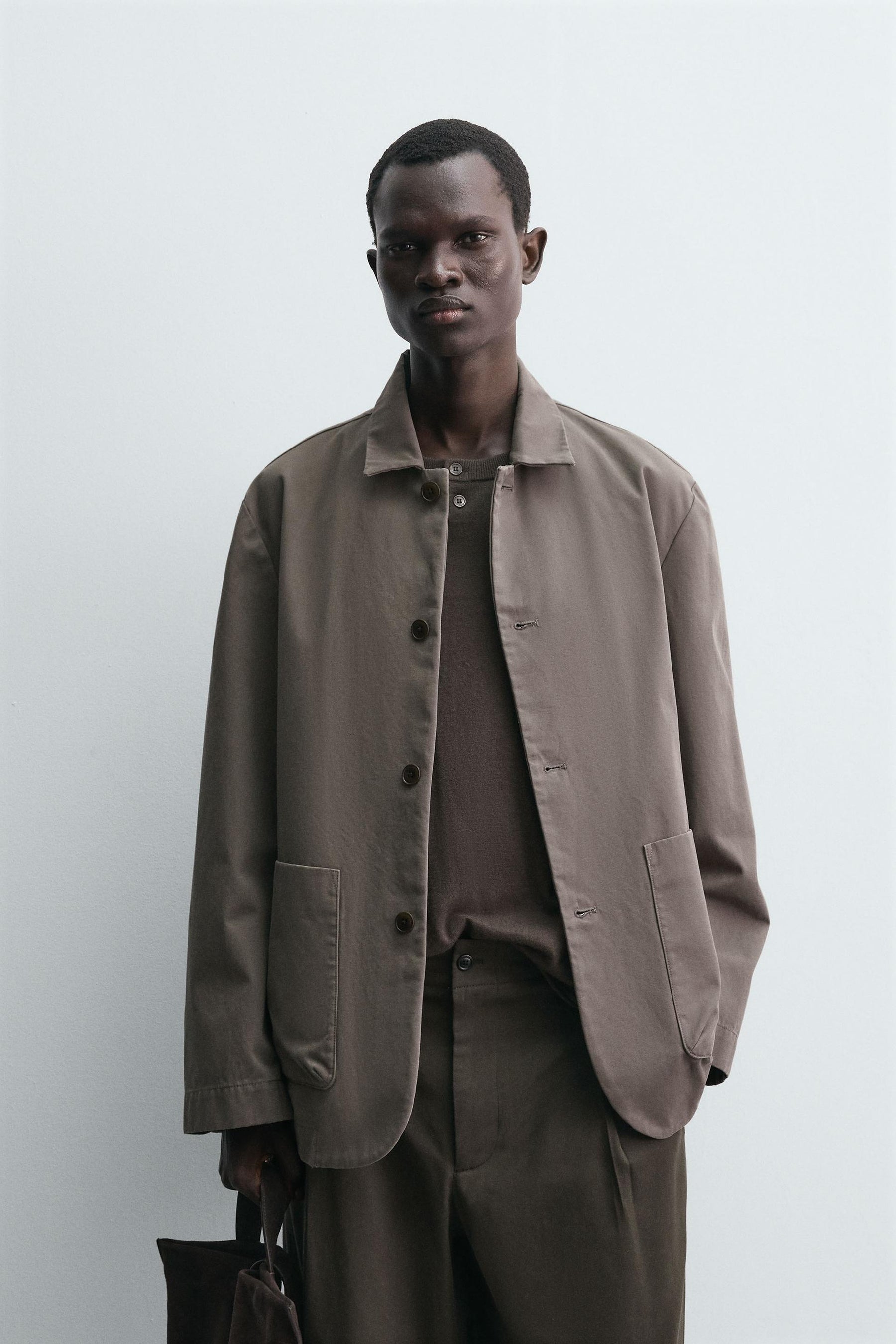 COTTON RELAXED FIT BLAZER - Image 2