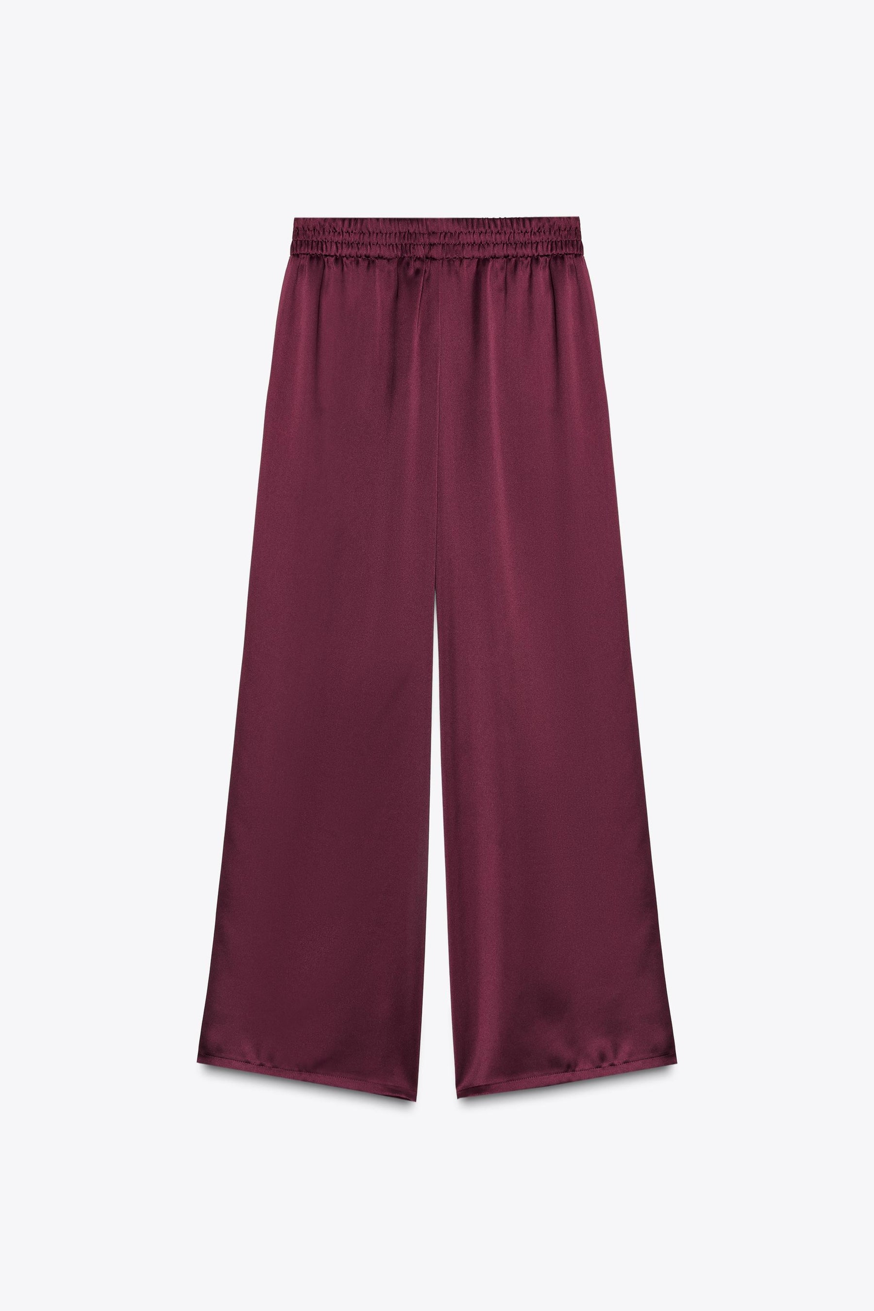 SLIM HIGH-WAIST TROUSERS