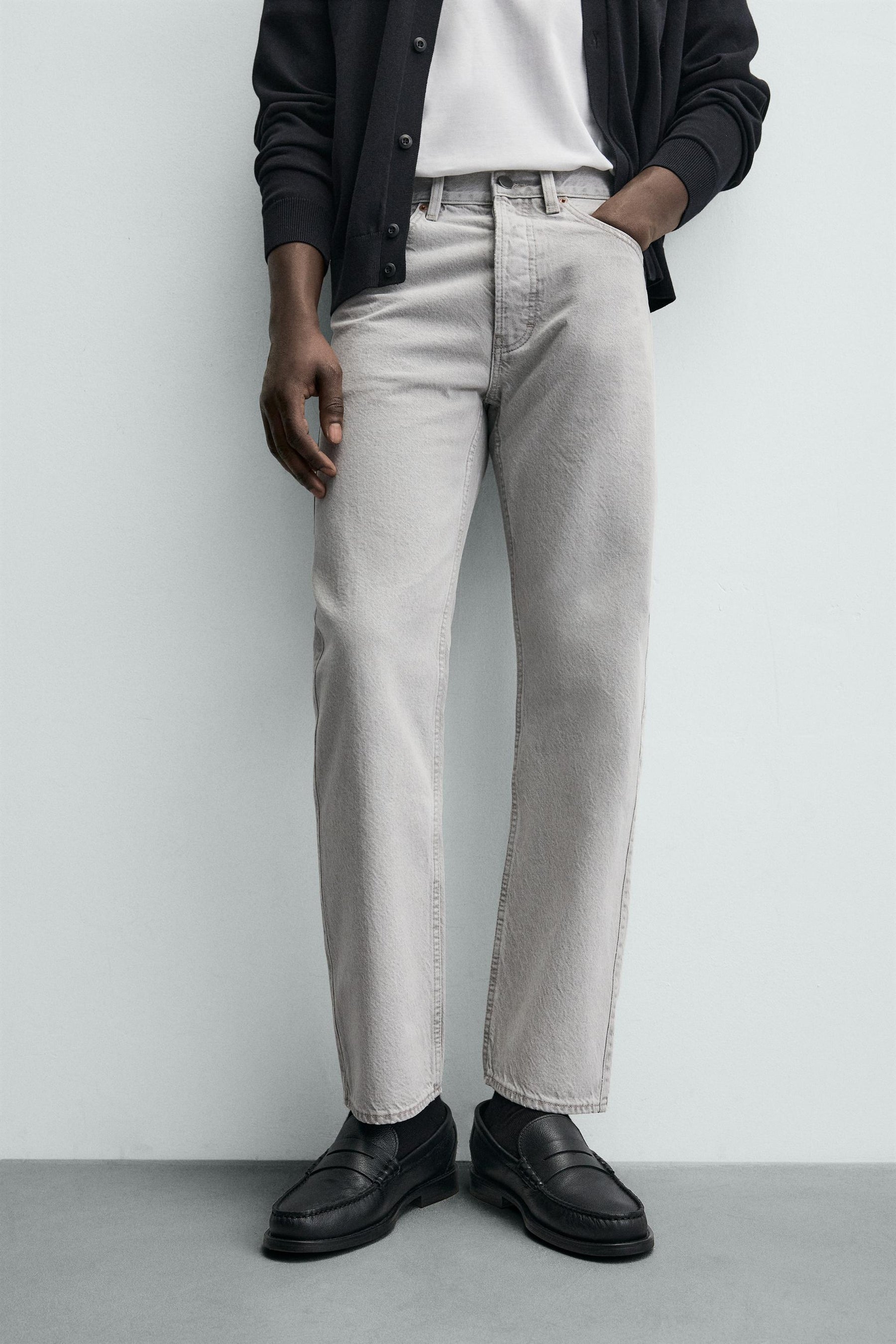 STRAIGHT ANKLE FIT JEANS - Image 6