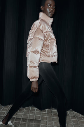 SHINY WATER-REPELLENT WINDBREAKER ANORAK - Image 3