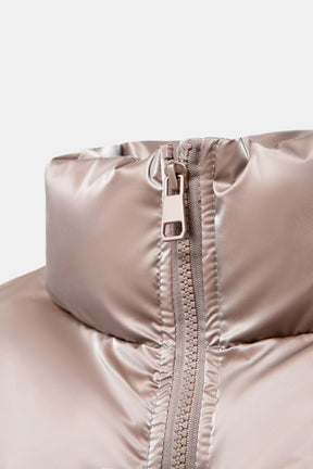 SHINY WATER-REPELLENT WINDBREAKER ANORAK - Image 6