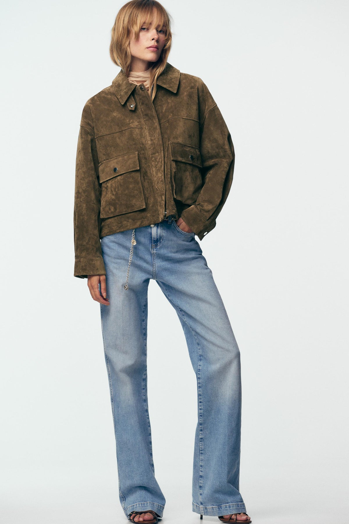 Leather Bomber Jacket