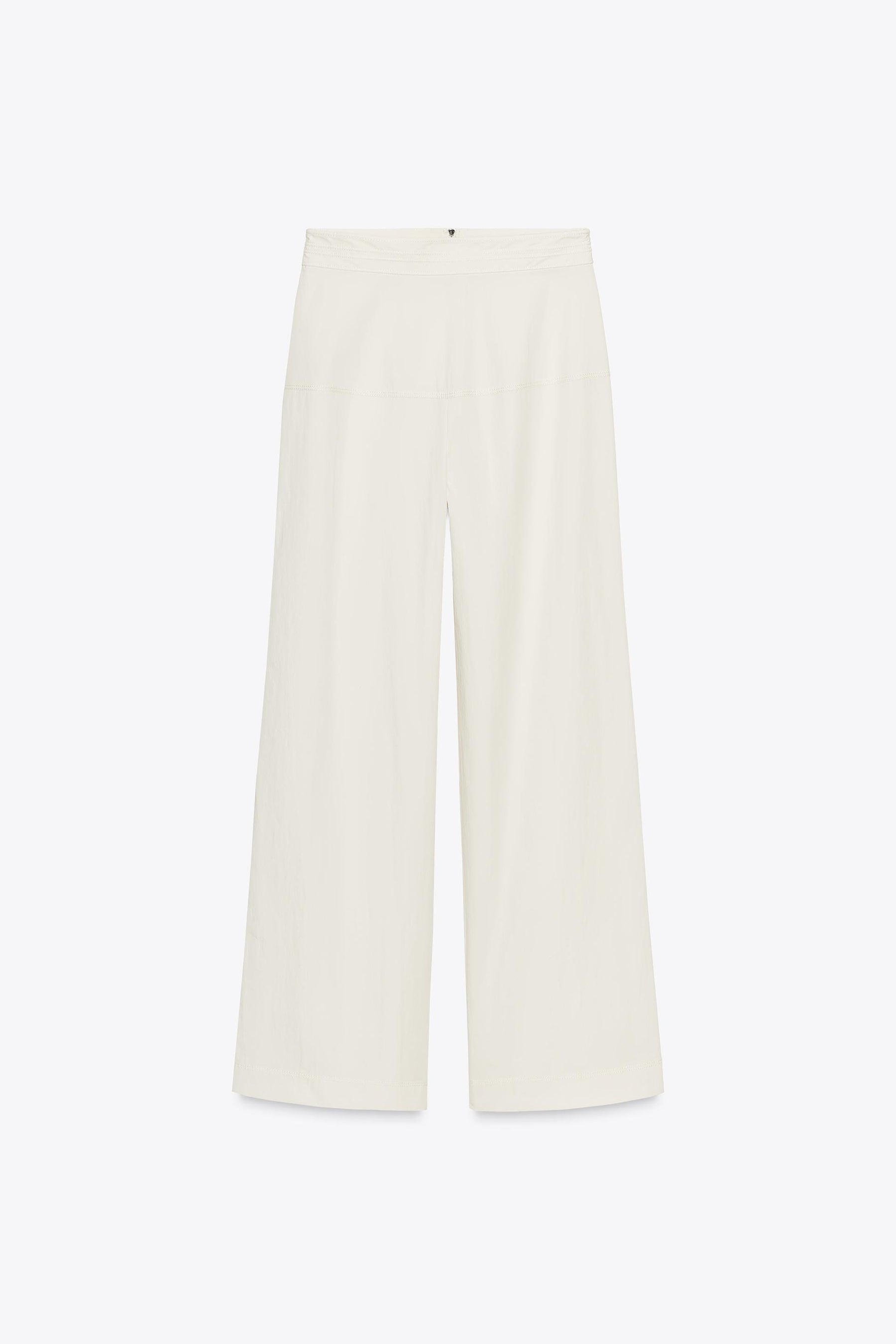 Trousers with Back Zip