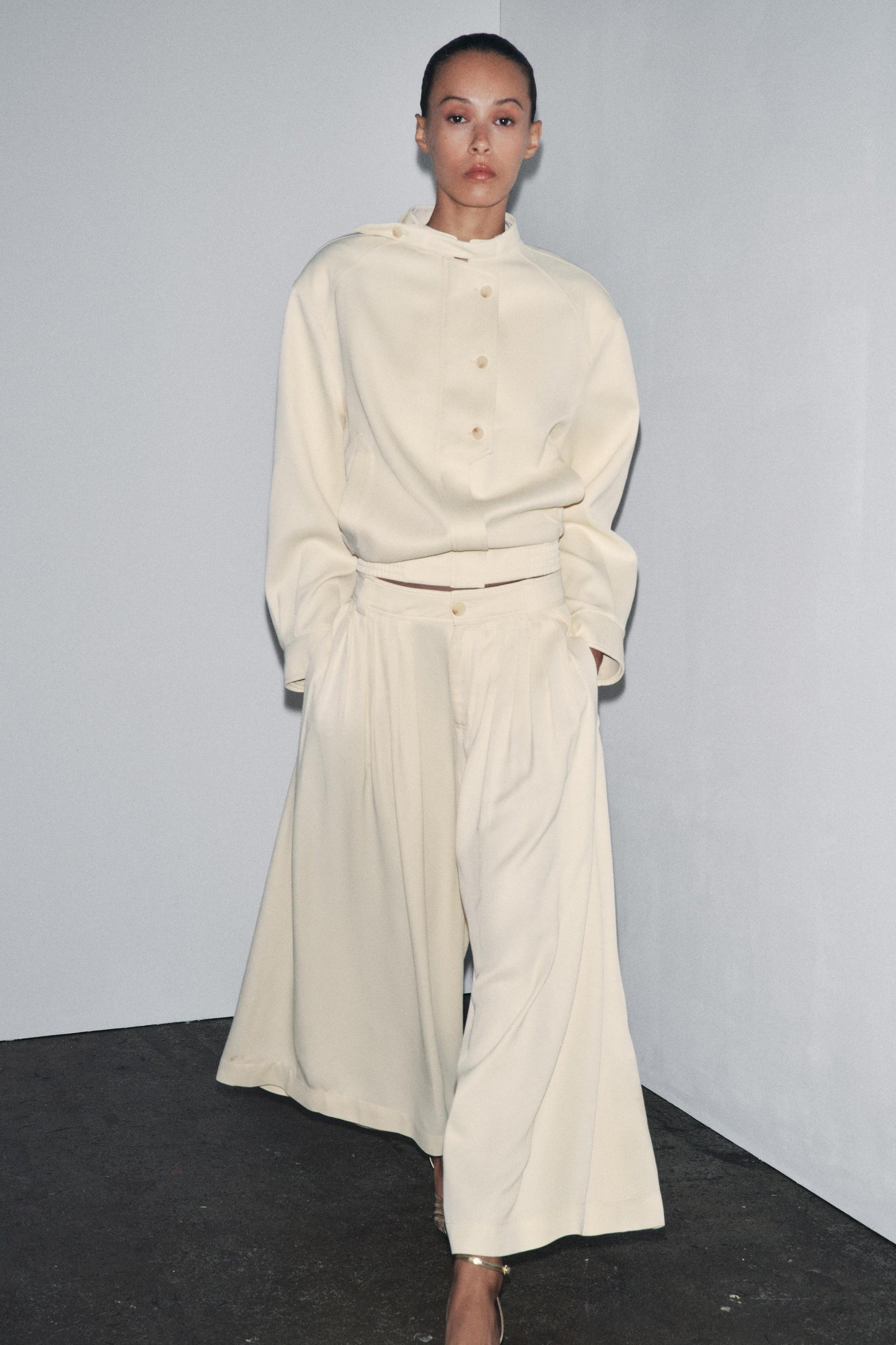 ZW COLLECTION BUTTONED JACKET - Image 4